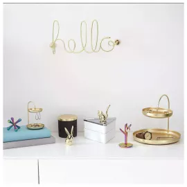 Декор для стен Umbra Hello латунь 1005956-104 Золотистый, изображение 2