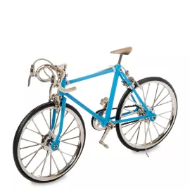 Фигурка-модель 1:10 Велосипед шоссейник Racing Bike голубой