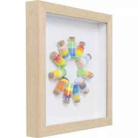 Украшение настенное в рамке KARE Design, коллекция Rainbow Jars, 31х31х3 см, изображение 2