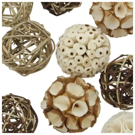 Декоративный предмет Frank Эко-шары 339921 Белый, коричневый, изображение 3