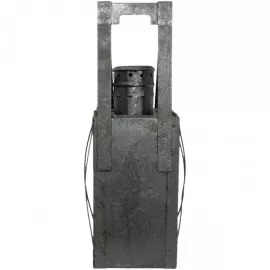 Фонарь свечной VT железнодорожный, винтажный, оригинал СССР 1953 год, черный, изображение 3