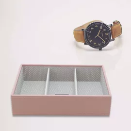 Шкатулка открытая с 3 отделениями для 3 очков и 6 часов, Stackers LC Designs 70086, изображение 2