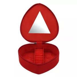 Шкатулка для украшений в форме сердца, Friedrich Lederwaren 20091-4