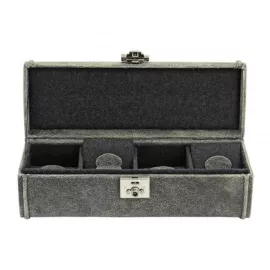 Шкатулка для хранения четырёх часов, Friedrich Lederwaren 27021-8, изображение 2