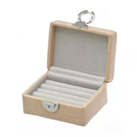 Маленькая шкатулка для колец светло-коричневого цвета, серия - Euclide, Davidt's 367730-57, изображение 2