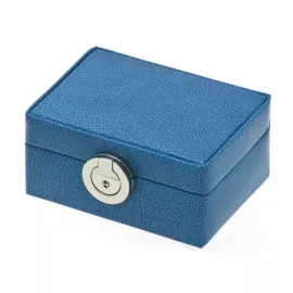 Маленькая шкатулка для колец голубого цвета, серия - Euclide, Davidt's 367730-85