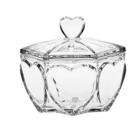 Шкатулка 13 см с крышкой Crystal Bohemia Сердце / 104630