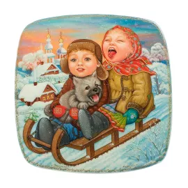 Шкатулка Зимушка Карпова Н. Art East, изображение 2