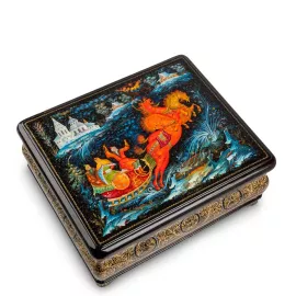 Шкатулка Тройка в Суздале исп. Фролов С. А. Art East