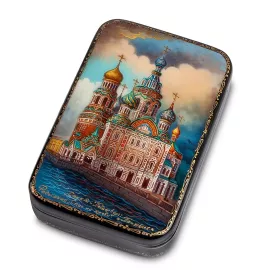 Шкатулка Спас на Крови исп. Панферов Art East