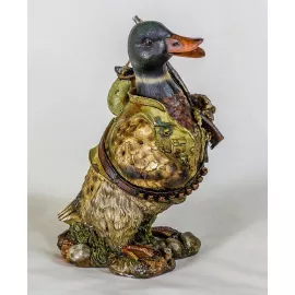 Копилка керамическая Утка-охотник, изображение 3