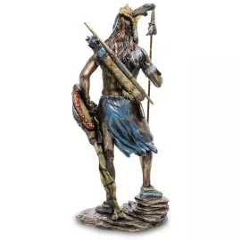 Статуэтка Индеец с копьем и щитом Veronese, изображение 2