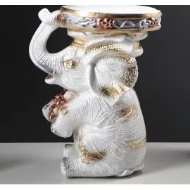 Подставка для цветов Сидящий слон h=42 см Luxury Gift, изображение 2