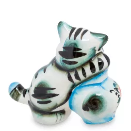 Фигурка Кот-воришка цв.(Гжельский фарфор), изображение 2