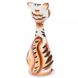 Фигурка Кот-Гарик цв. (Гжельский фарфор), изображение 2