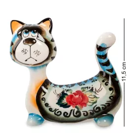 Фигурка Кот-Пряник цв. (Гжельский фарфор)
