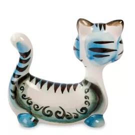 Фигурка Кот-Пряник цв. (Гжельский фарфор), изображение 2