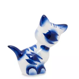 Фигурка Котенок по имени-Гав (Гжельский фарфор), изображение 2