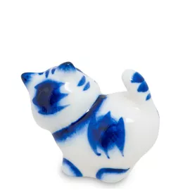 Фигурка Кот-Хвост (Гжельский фарфор), изображение 2
