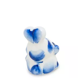 Фигурка Зайчонок (Гжельский фарфор), изображение 2