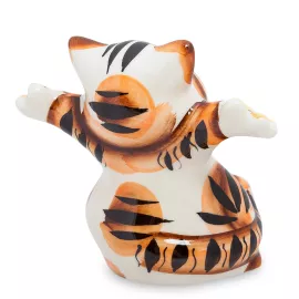 Фигурка Кот Добряк мал. цв. (Гжельский фарфор) ГЛ-151, изображение 2