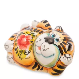 Фигурка Кот-Таити бол. цв.(Гжельский фарфор) ГЛ-200, изображение 2