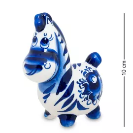 Фигурка Зебра (Гжельский фарфор) ГЛ-138