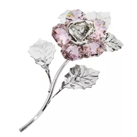 Фигурка посереб. Цветок с цв.кр. (Юнион) Crystal Temptations