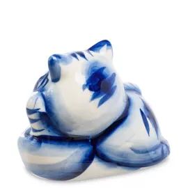 Фигурка Кот-Икра (Гжельский фарфор) Art East, изображение 2