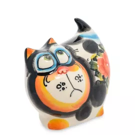 Фигурка Кот пузырь цв. ср. (Гжельский фарфор) Art East, изображение 2