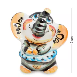 Фигурка Слониха цв.(Гжельский фарфор)