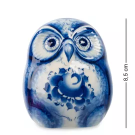 Фигурка Сова Софья (Гжельский фарфор)