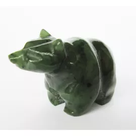 Фигурка из натурального полудрагоценного камня Медведь Dr. INNA, изображение 2