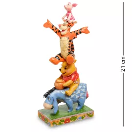 Фигурка Ушастик, Винни-Пух, Тигра и Пятачок С друзьями все получится! Disney Traditions