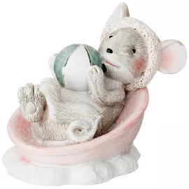 Фигурка Мышки 7,5*5*5,5 см. без упаковки Lefard_162-657