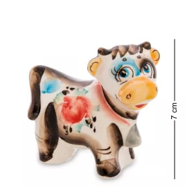Фигурка Корова нов. цв. (Гжельский фарфор) Art East