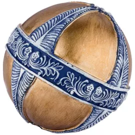 Фигурка декоративная Lefard, Шар, 10 см, синий/золото