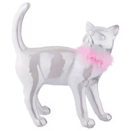 Фигурка декоративная Lefard, Кошка, 23x7x17 см, белый