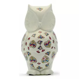 Статуэтка Nadal (105 мм) Сова белая с декором 763011