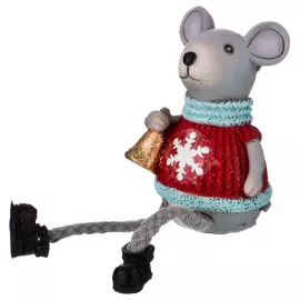 Lefard 100-614 ФИГУРКА МЫШЬ 6*6*8,5 СМ. (КОР=144 ШТ.)