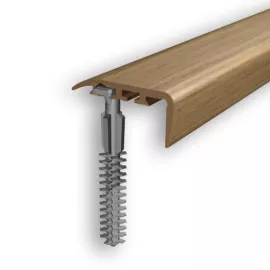 Порожек угловой Г-образный ПВХ Myck D-K0400-2Е Дуб 2000х30х14 мм, изображение 2