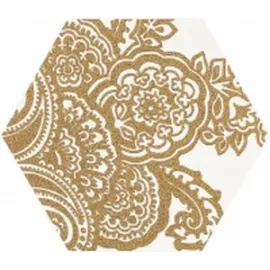 Декор Shiny Lines Gold Heksagon Inserto B 17.1x19.8 Paradyz Ceramica