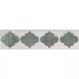 Декор Solera Turquoise decor 01 7.5x30 Gracia Ceramica