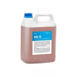 Щелочное пенное моющее средство Grass GIOS F 4 с содержанием ЧАС, канистра 5 л 550033