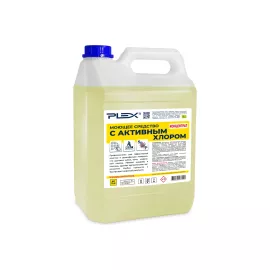 Моющее средство PLEX с активным хлором, 5 л УТ000005591
