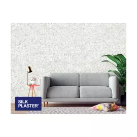 Жидкие обои Absolute Серебристо-белый 1.053 кг Silkplaster A230, изображение 2