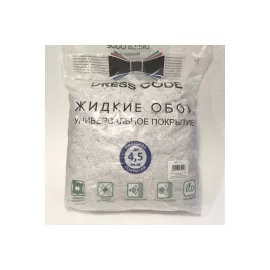 Жидкие обои серые с молочно-белыми вкраплениями DRESS CODE NX1, изображение 2