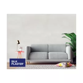 Жидкие обои Absolute Жемчужно-белый 1.075 кг Silkplaster A250, изображение 2