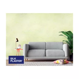 Жидкие обои Absolute Лимонно-желтый 1.125 кг Silkplaster A401, изображение 2