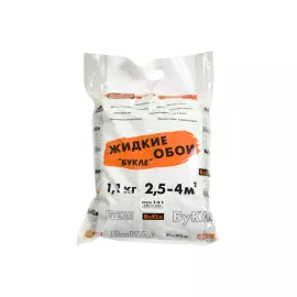 Жидкие обои КАСАВАГА, бело-серый с черным Букле 141, изображение 2